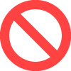 禁止マーク