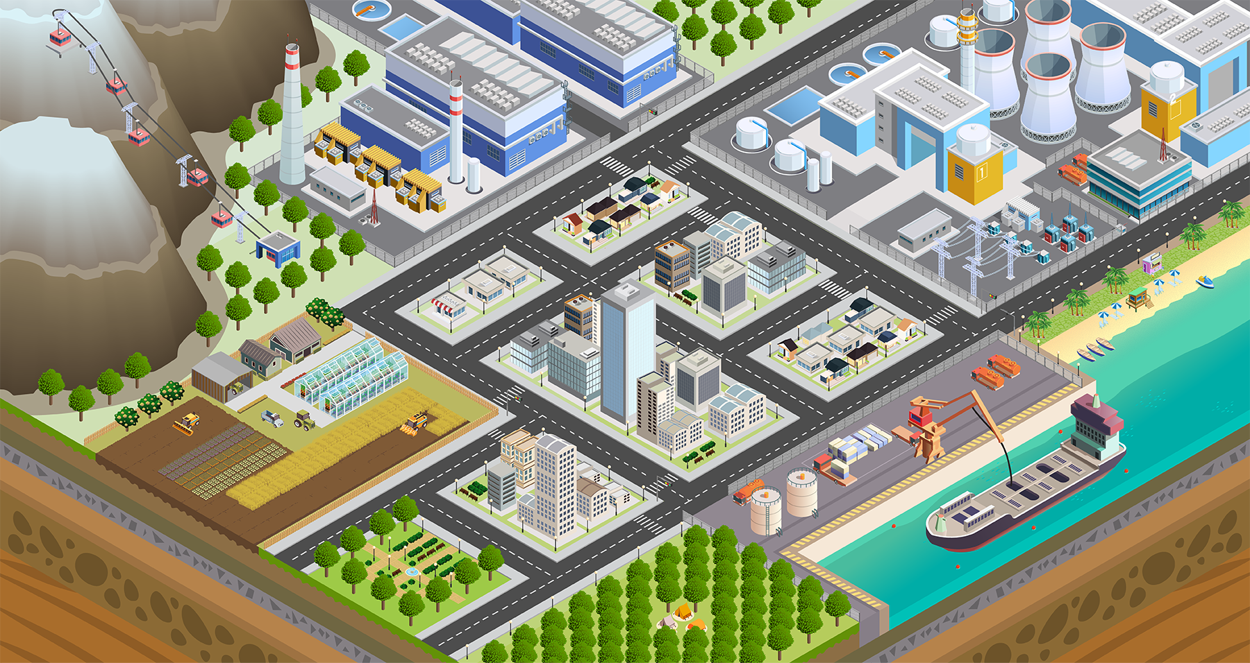 ゲームのメイン画面