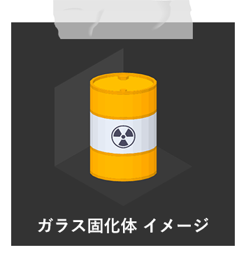 ガラス固化体イメージ